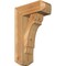 Ekena Millwork Olympic Craftsman Rough Sawn Bracket w/ Offset Brace, Western Red Cedar, 6"W x 14"D x 22"H BKT0604X14X22OLY04RWR - alternate 1